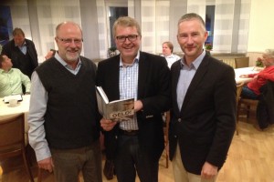 Beim ersten Liberalen Monatstreffen (von links): Siegfried Mühlenweg, Frank Schäffler, Stephen Paul