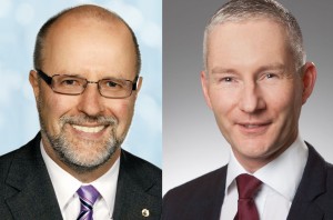 stv. Kreisvorsitzender Siegfried Mühlenweg und Kreisvorsitzender Stephen Paul
