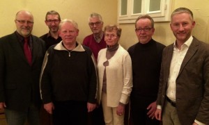 von links: Siegfried Mühlenweg, Andreas Stocksmeier, Willi Südmersen, Arthur Linnenbröker, Marlene Ortmann, Dieter Rösner, Stephen Paul