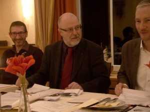 von links: Andreas Stocksmeier, Siegfried Mühlenweg, Stephen Paul