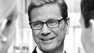 Guido Westerwelle, Bundesaußenminister a.D. und ehemaliger Bundesvorsitzender der Freien Demokraten (FDP).