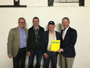 v.l. Frank Schäffler, Adreas Stocksmeier, Friedrich-Wilhelm Südmersen, Stephen Paul